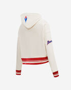Atlanta Braves Retro Classic Fleece Cropped Pullover Hoodie