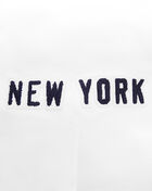 PRO STANDARD New York Yankees Classic Chenille Double Knit Full-Zip Pull Over Hoodie  LNY531890-WHT White 4