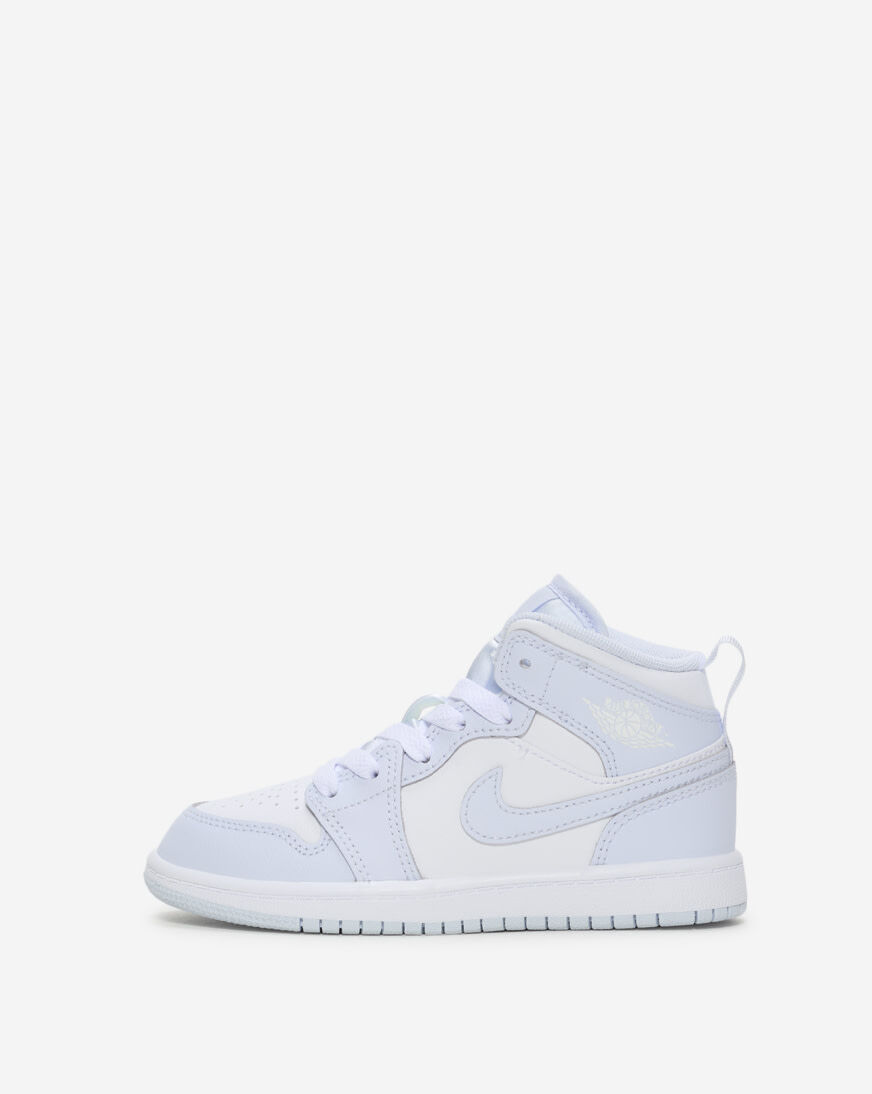 Shop Jordan Little Kids' Air Jordan 1 Mid FD8781-400 white