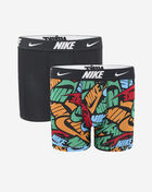 Nike Big Kids' 2PK Printed Boxer Briefs 9N1259-B9F Blue 1