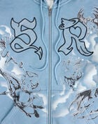 Smoke Rise Trouble In Peace Hoodie  FO26F541SN-BLU Blue 2