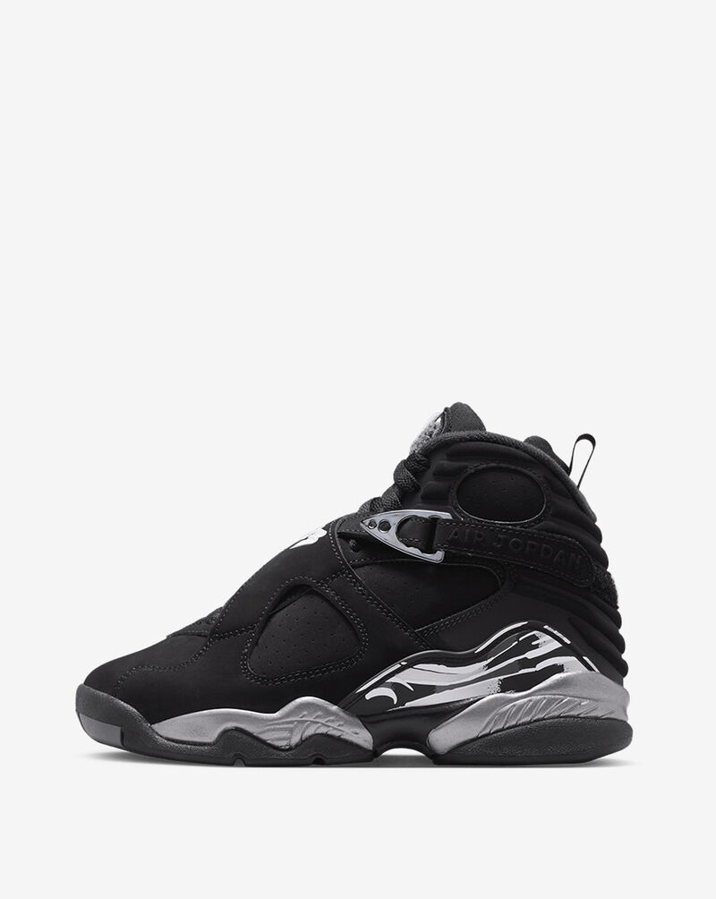 Jordan Big Kids' Air Jordan 8 Retro "Chrome" 305368-007 Black 1