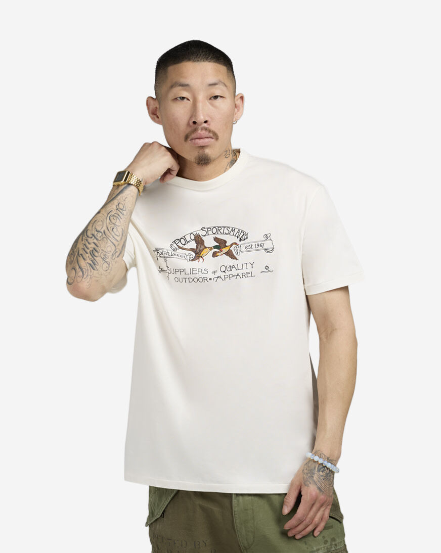Shop Polo Ralph Lauren Novelty Outdoor Graphic Tee 710981142003