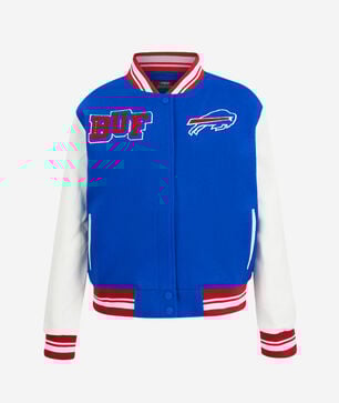 Buffalo Bills Mash Up Rib Wool Varsity Jacket