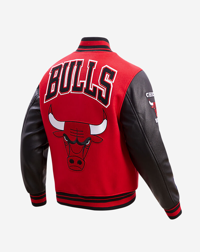 PRO STANDARD Chicago Bulls Retro Classic Rib Wool Varsity Jacket BCB656015-RBK Red 3