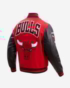 PRO STANDARD Chicago Bulls Retro Classic Rib Wool Varsity Jacket BCB656015-RBK Red 3