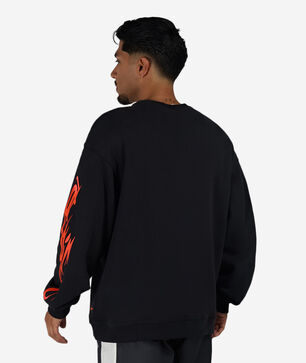 "Your Message Here" Fleece Crew-Neck Sweatshirt