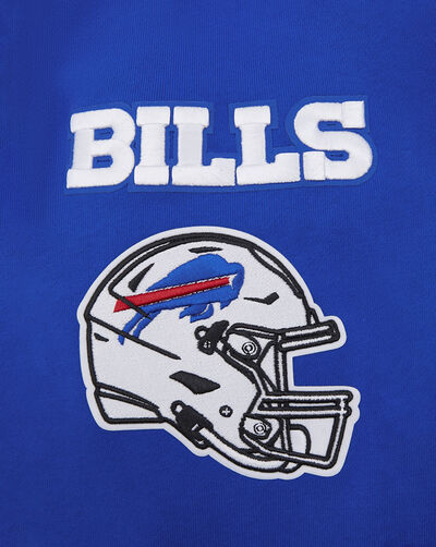 Buffalo Bills Mash Up Rib Fleece Crewneck