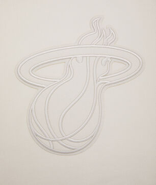 Miami Heat Neutral Drop Shoulder Fleece Crewneck