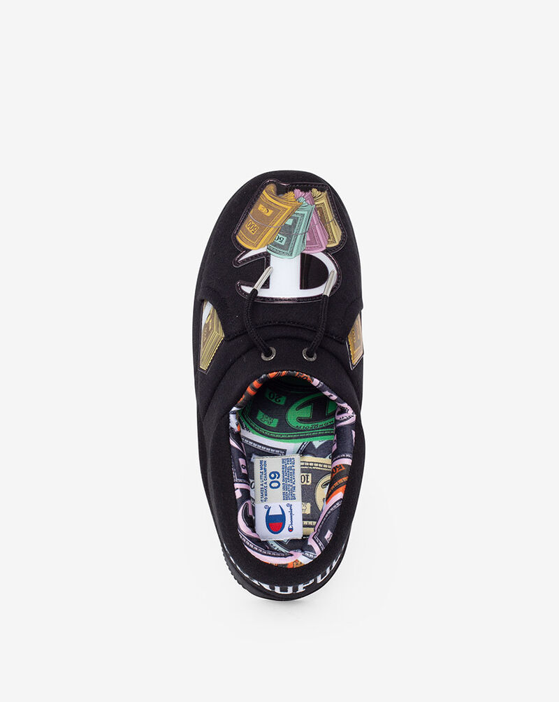 Champion Monopoly Stacks University Slippers CPS10563M Black 5