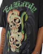 Ed Hardy Skull Snakes Boxy Tee EHM110161RS-BLK Black 3