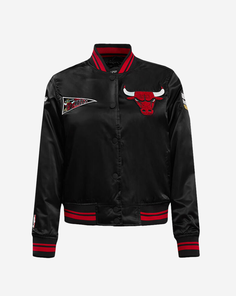 PRO STANDARD Chicago Bulls Retro Classic Rib Satin Jacket BCBU56212-BKR Black 1