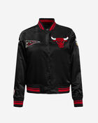 PRO STANDARD Chicago Bulls Retro Classic Rib Satin Jacket BCBU56212-BKR Black 1