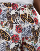 Von Dutch Allover Rose And Eagle Print Short VND3B0282SN-CRM White 3
