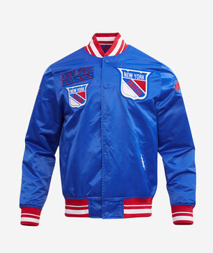 New York Rangers Retro Classic Rib Satin Jacket