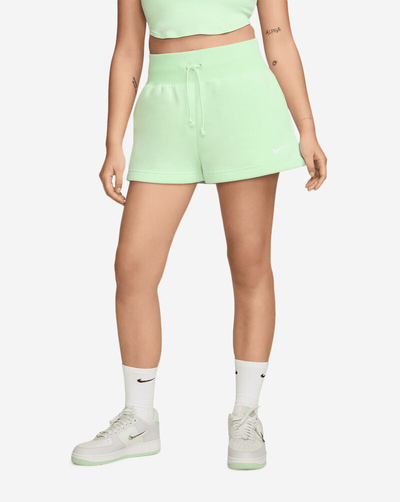 Nike NSW Phoenix Fleece High-Rise Shorts FD1409-376 Green 1