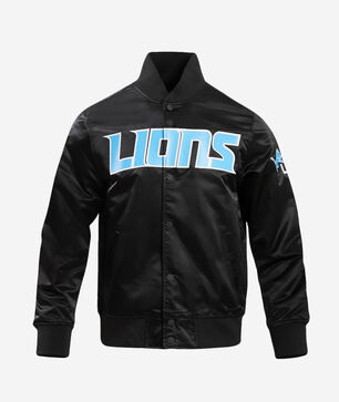 Detroit Lions Big Logo Satin Jacket