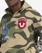 True Religion Logo Patch Hoodie  110583-CAMO Camo 3