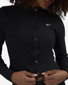 Nike NSW Chill Knit Slim Wide-Ribbed Cardigan IF0234-010 Black 3