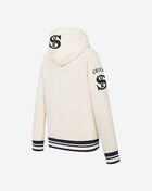 Big Boys' Chicago White Sox Retro Classic Rib Fleece Pullover Hoodie