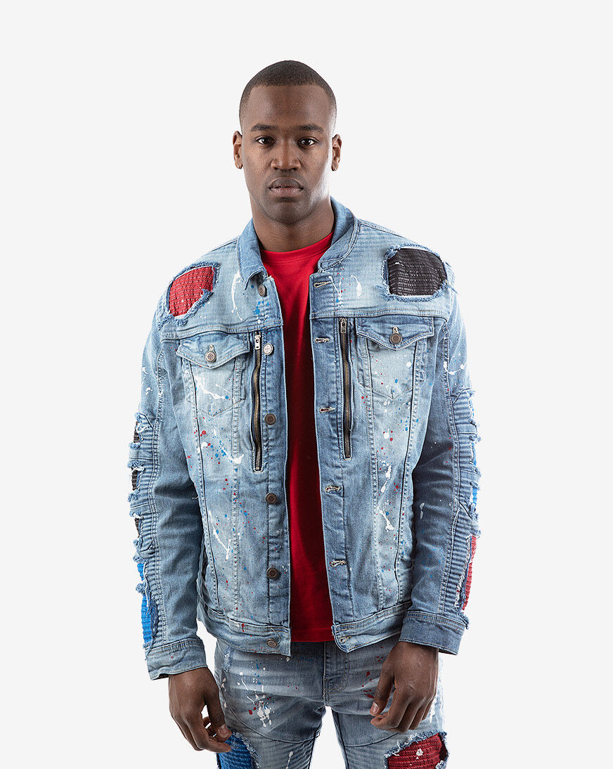 Copper rivet jean jacket clearance