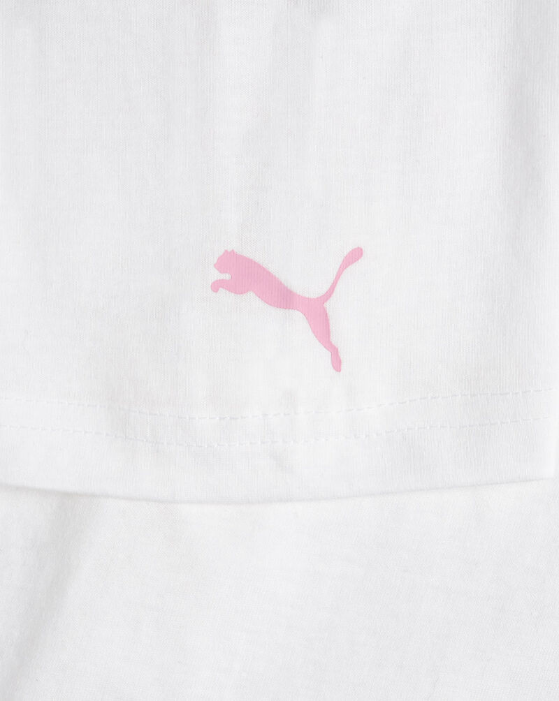 Puma Grade School Melo X LaFrance CTN Jersey Tee PSP26M9T-21372 White 5