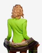 adidas  IVY PARK Turtleneck Rib Knit Bodysuit HC5969 Green 2