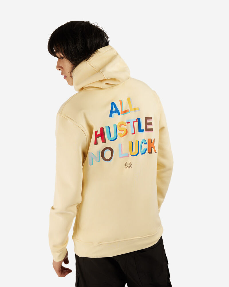 Field Grade All Hustle No Luck Fleece Hoodie 1004300-SND Beige 2