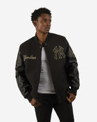 PRO STANDARD Black and Gold New York Yankees Varsity Jacket LNY6312883-JBK Black 1