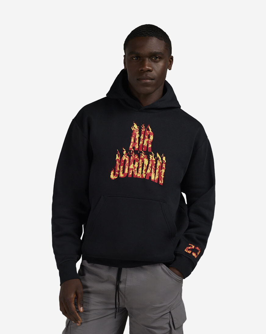 black and red hoodie jordan