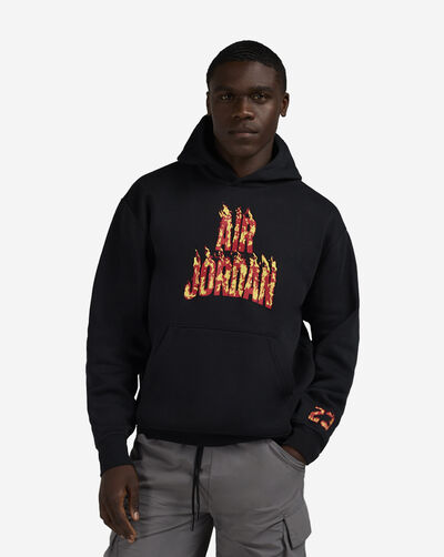 AJ5 Fire Red Hoodie
