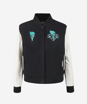 New York Liberty Retro Classic Rib Wool Varsity Jacket
