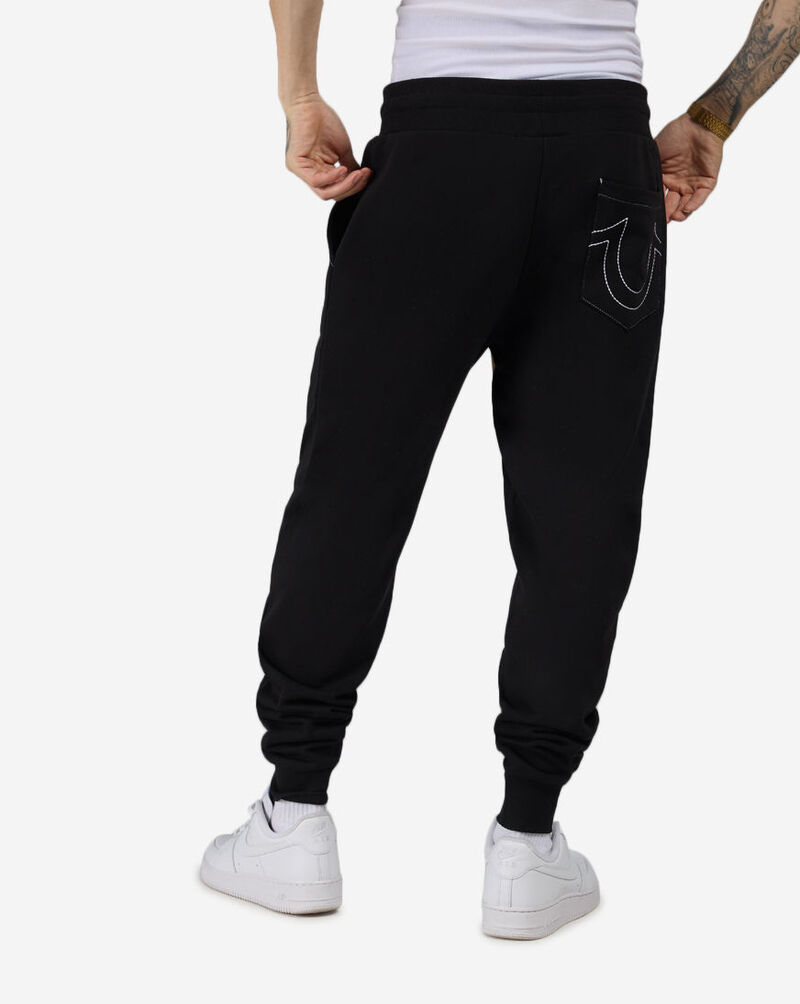 True Religion Classic Logo Jogger MA0H023MF4-BLK Black 2