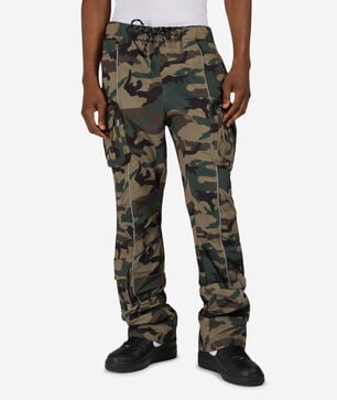 Reflective Piping Utility Windbreaker Pant