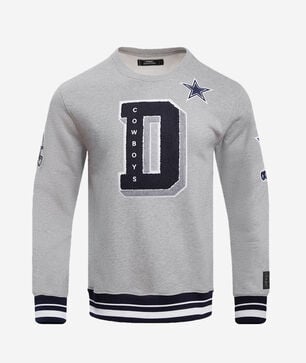 Dallas Cowboys Mash Up Rib Fleece Crewneck
