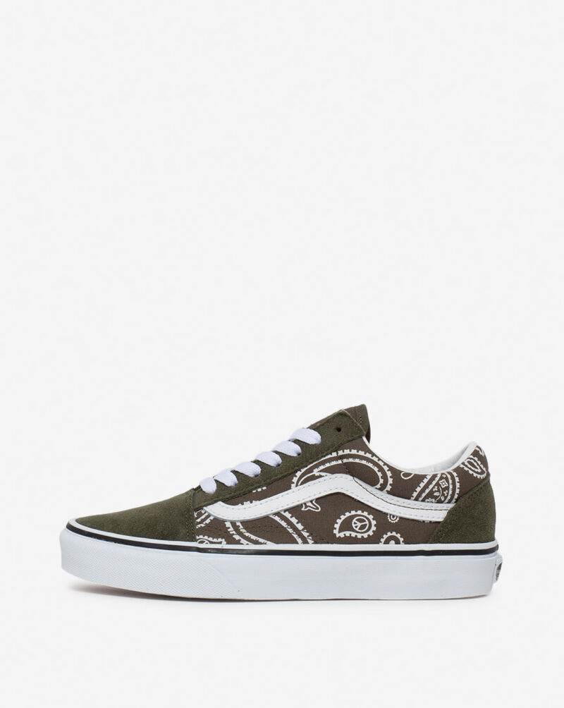 Vans Grade School Old Skool Peace Paisley VN0A5KRFB0F1J Green 1