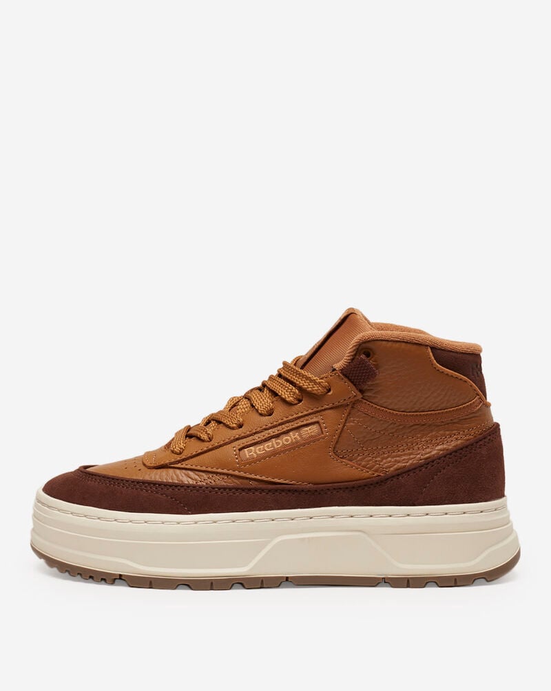 Shop Reebok Club C Geo Mid GZ2235 brown | SNIPES USA