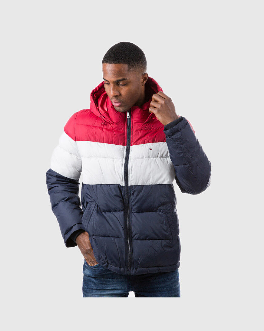 tommy hilfiger classic hooded puffer jacket