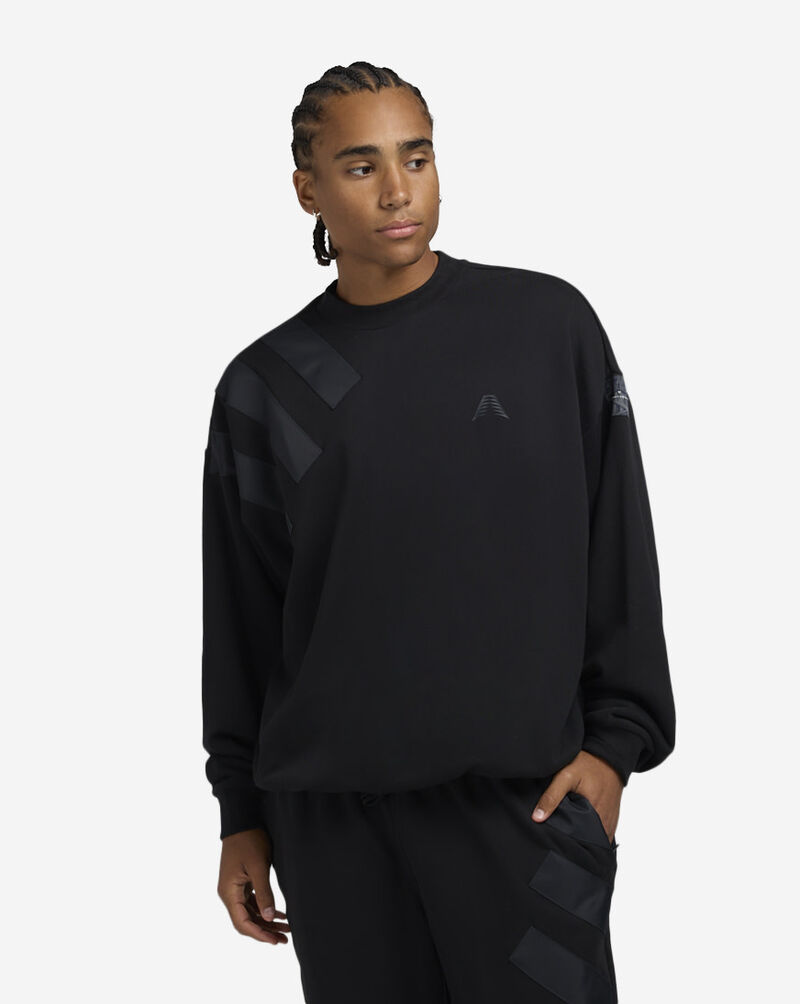 adidas Anthony Edwards 1 Foundation Crew Sweatshirt IW8060 Black 1