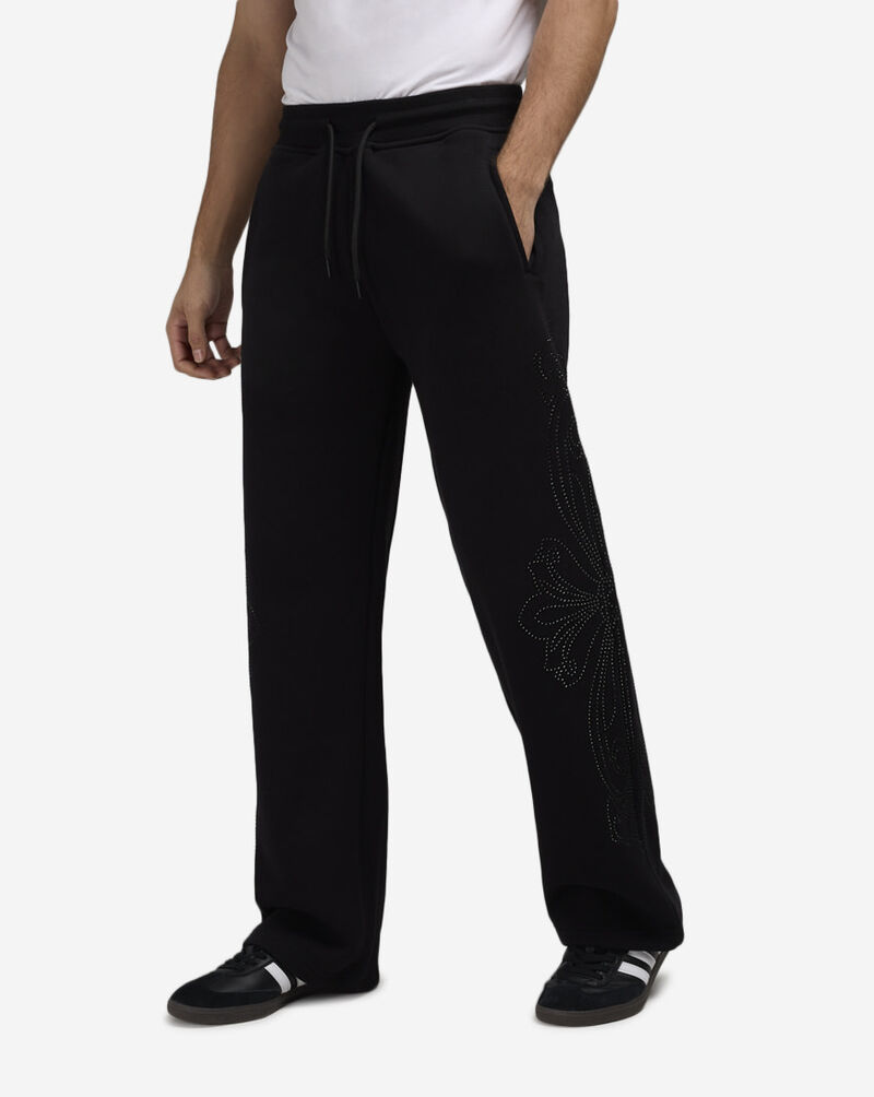 Smoke Rise Dystopia Fleece Pants FP25172SN-BLK Black 1