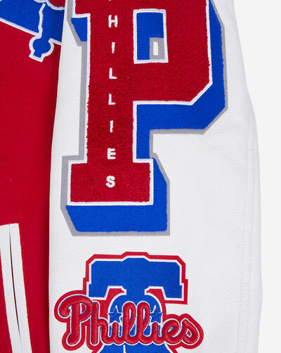 Philadelphia Phillies Mash Up Rib Wool Varsity Jacket 