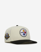 New Era 9Fifty Pittsburgh Steelers Curve A-Frame Snapback Hat 71094919 cream 1
