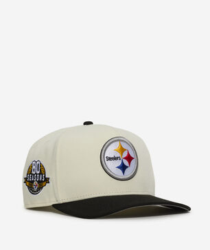 9Fifty Pittsburgh Steelers Curve A-Frame Snapback Hat