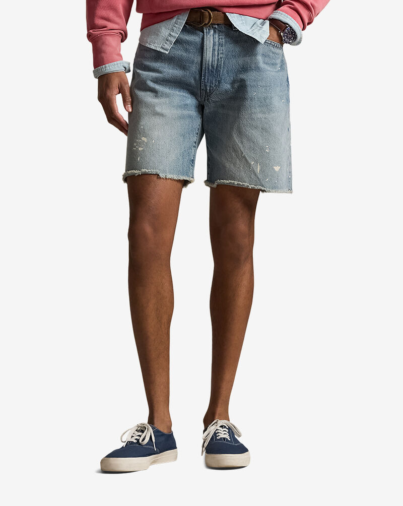 Polo Ralph Lauren 8-Inch Vintage Classic Cutoff Short 710P08162001-BLU Blue 1