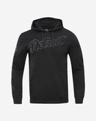 Detroit Tigers Triple Black Pullover Hoodie