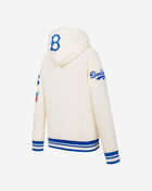 Big Boys' Brooklyn Dodgers Retro Classic Rib Fleece Pullover Hoodie