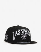 New Era 59Fifty Las Vegas Raiders Oversized Script Fitted Hat 60693602 Black 1