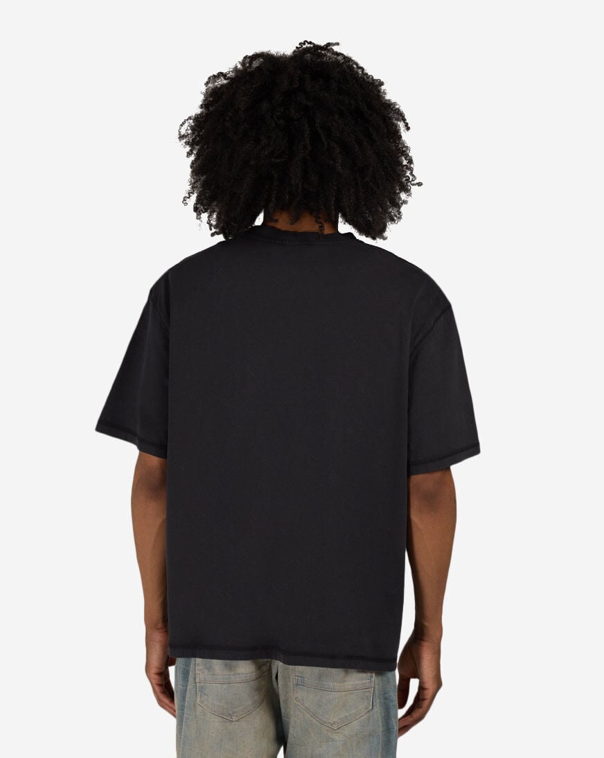 Shop SNIPES Two Tone Dye Tee FW25MC022-070 black | SNIPES USA