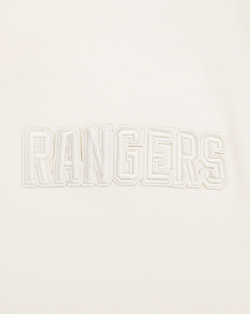 PRO STANDARD New York Rangers Neutral Drop Shoulder Fleece Pullover Hoodie HNR564369-EGG cream 2