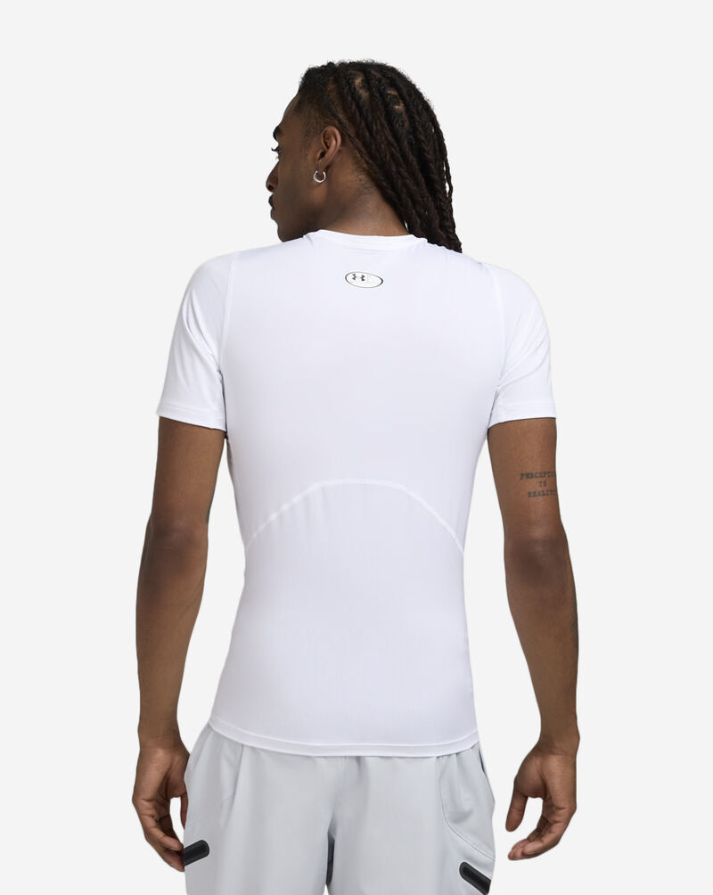 Under Armour HeatGear Compression Short Sleeve Top 1361518-100 White 2